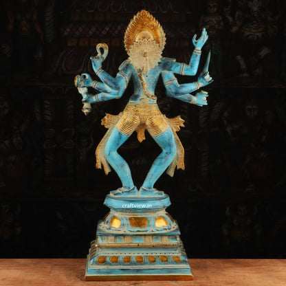 Brass Goddess Kali Statue a Powerful Embodiment of Shakti