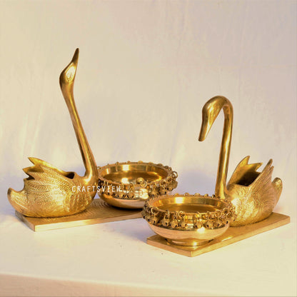 Brass Duck Urli Decor