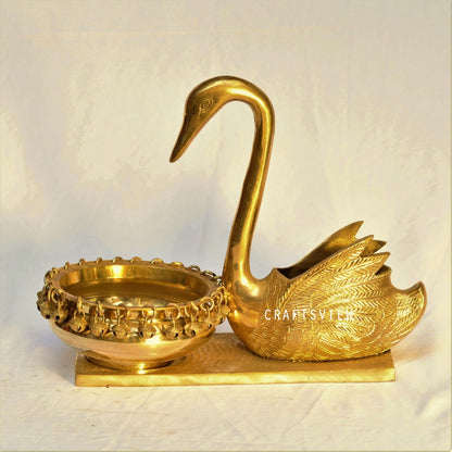 Brass Duck Urli Decor