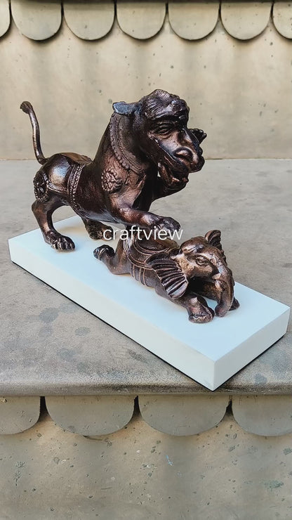 7.5"Metal Bull Animal Home Decorative Sculpture