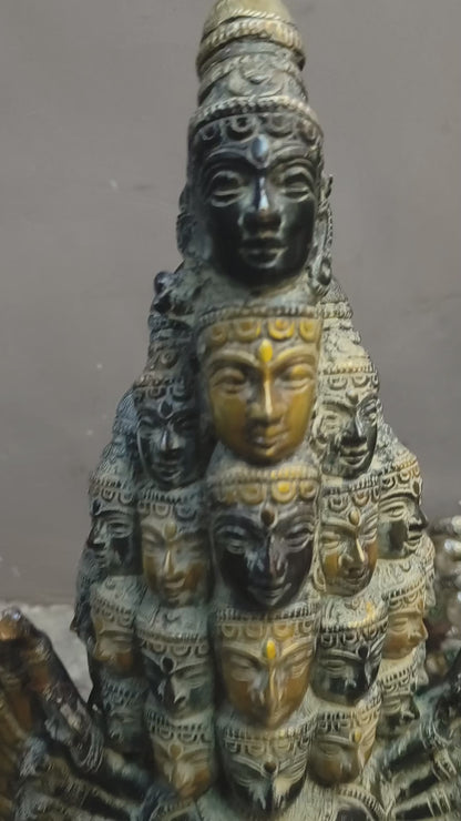 Artistic Lord Sambh Sada Shiva of Great Cosmic Beauty 23"