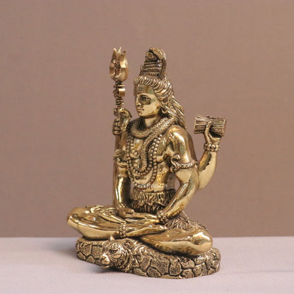 7" Superfine Lord Shiva | Brass Idols