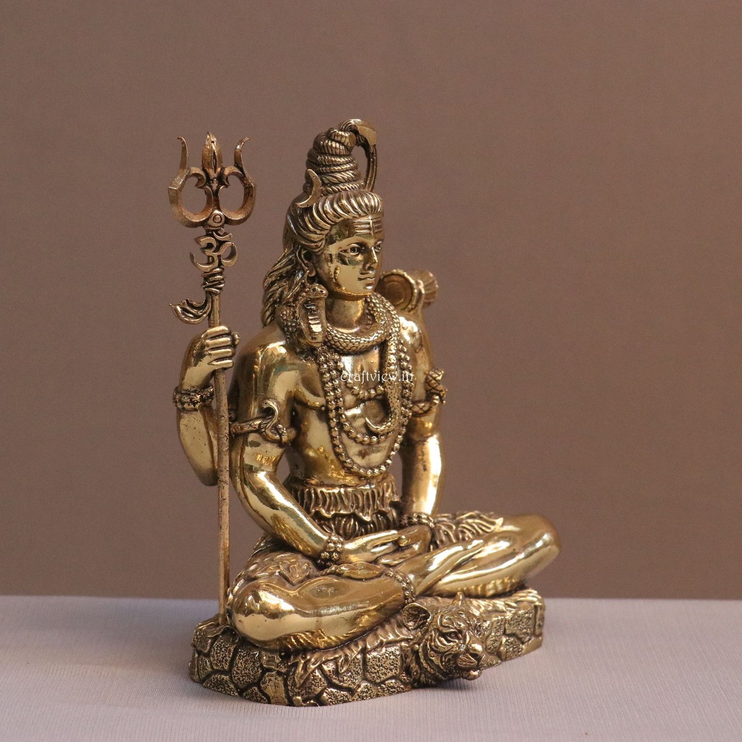 7" Superfine Lord Shiva | Brass Idols