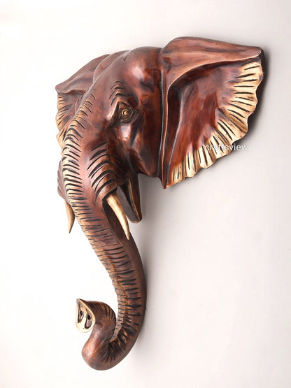 Majestic Elephant Head Wall Hanging