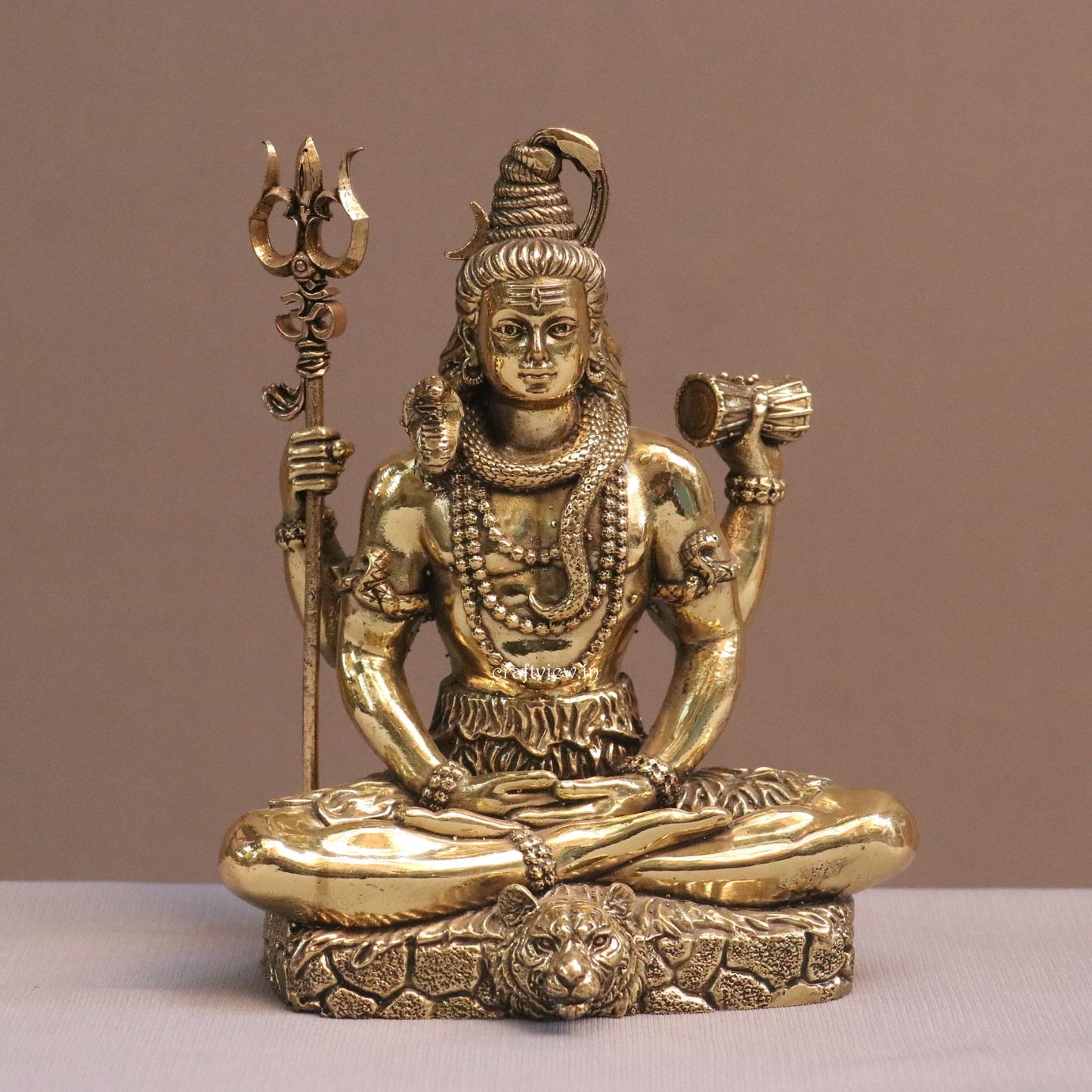 7" Superfine Lord Shiva | Brass Idols