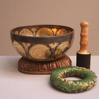 7" Buddha Carving Singing Bowl