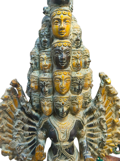 Artistic Lord Sambh Sada Shiva of Great Cosmic Beauty 23"