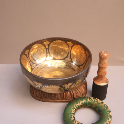 7" Buddha Carving Singing Bowl