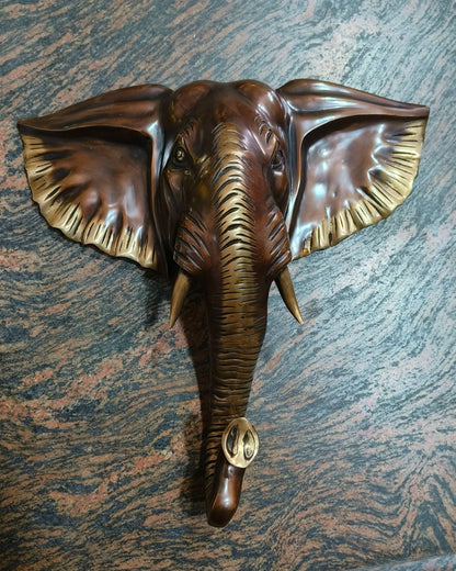 Majestic Elephant Head Wall Hanging