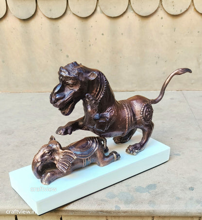 7.5"Metal Bull Animal Home Decorative Sculpture