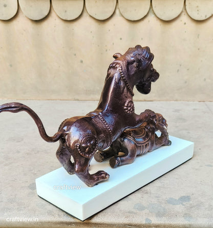 7.5"Metal Bull Animal Home Decorative Sculpture