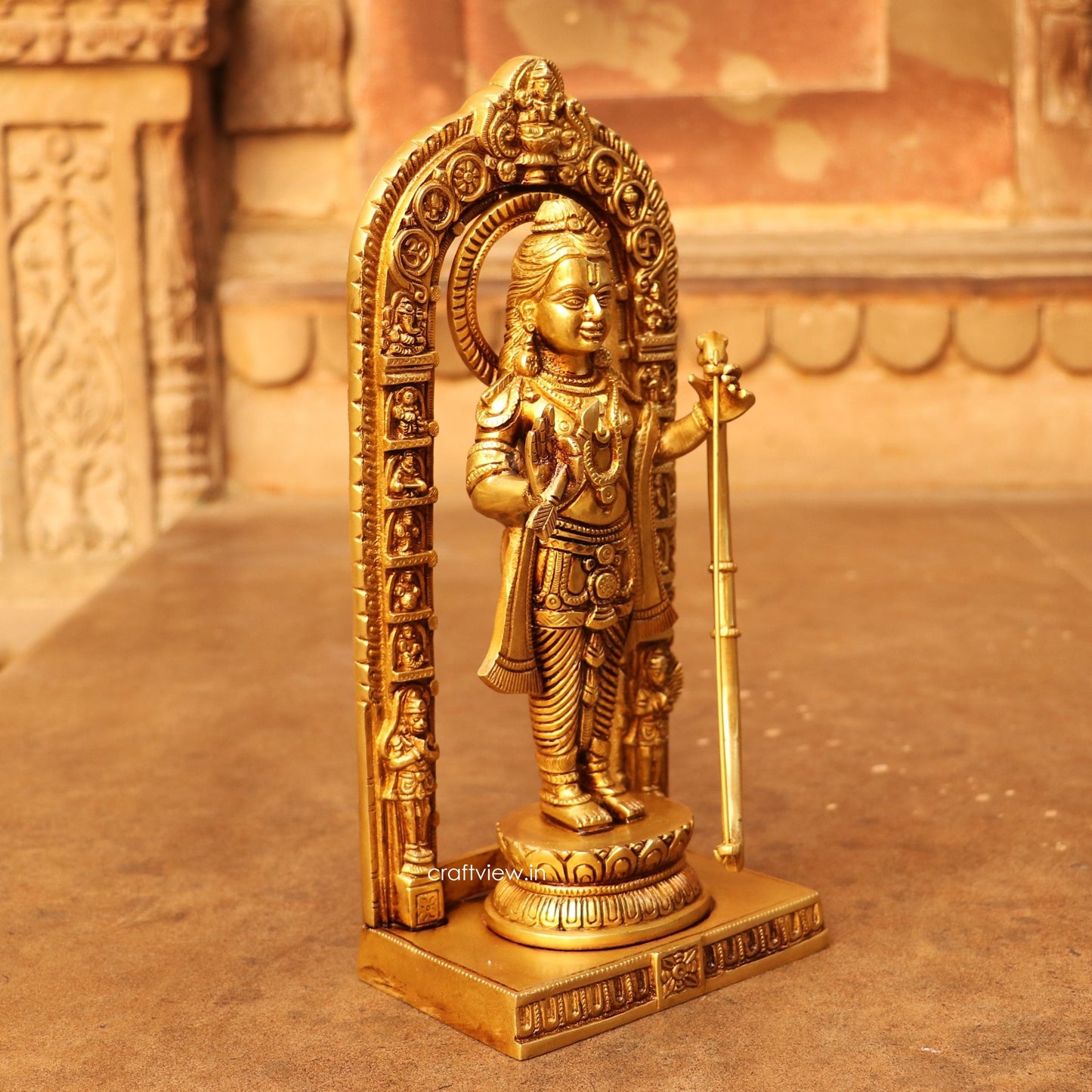 Brass Ram Lalla Statue