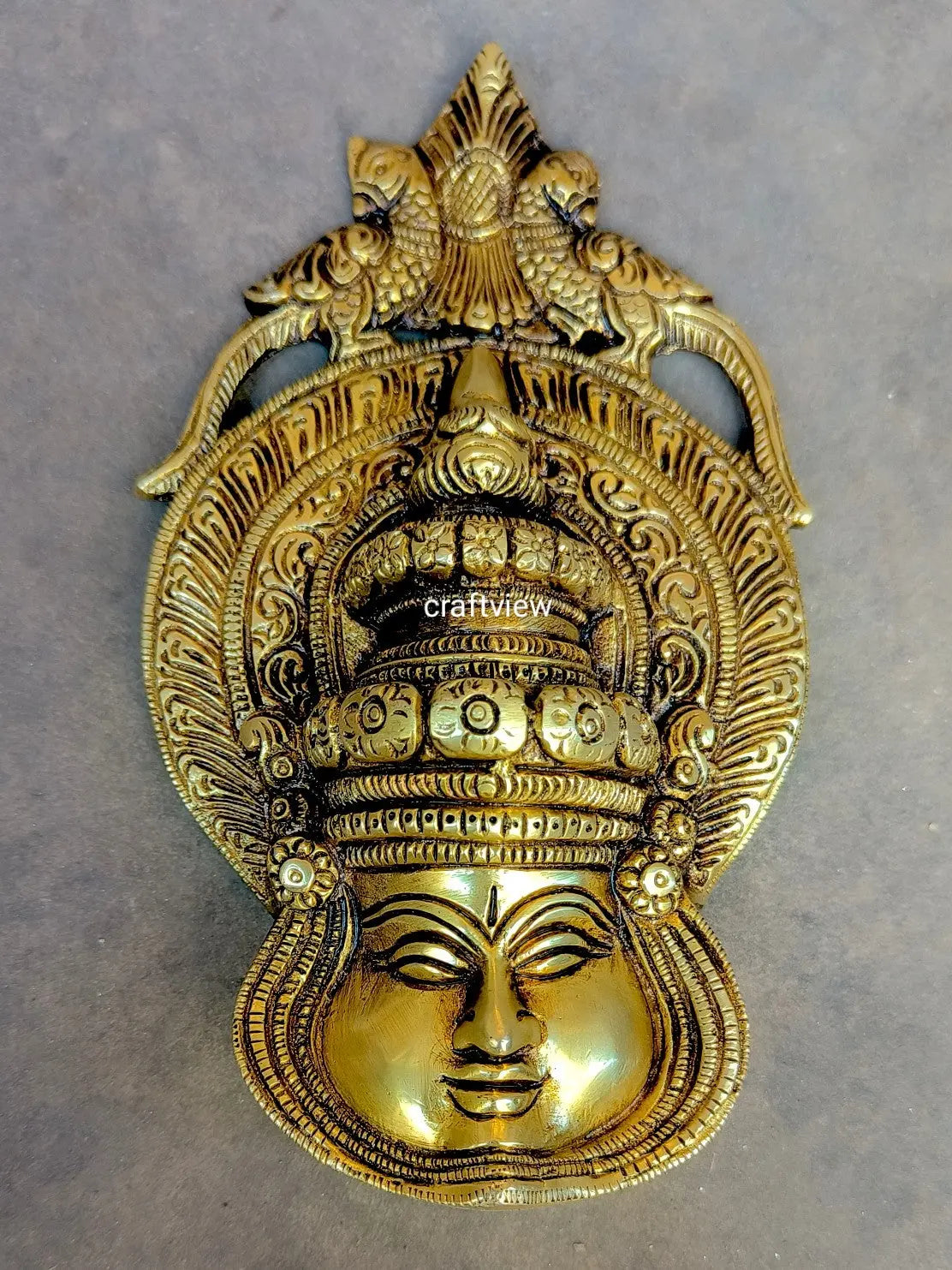 (Copy) Goddess Durga Wall Hanging Mask craftsview