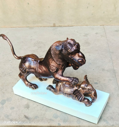 7.5"Metal Bull Animal Home Decorative Sculpture