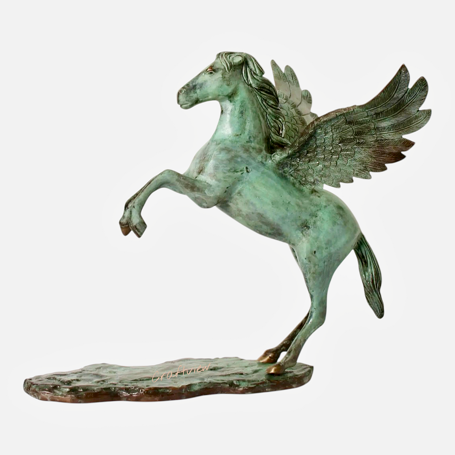 Brass Pegasus Horse with Wings Decor Figurine