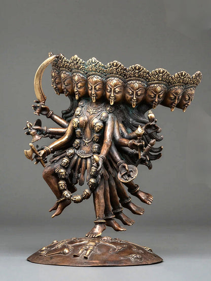 Sacred Divine Mahakali Goddess Sculpture