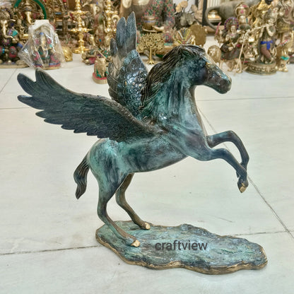 Brass Pegasus Horse with Wings Decor Figurine