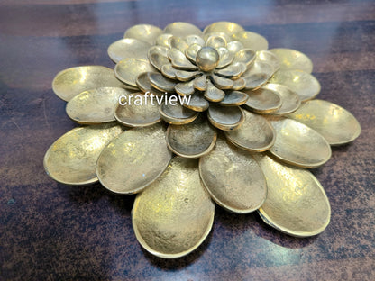 KALARAMBH Brass Wall Hanging Flower for Home Decor