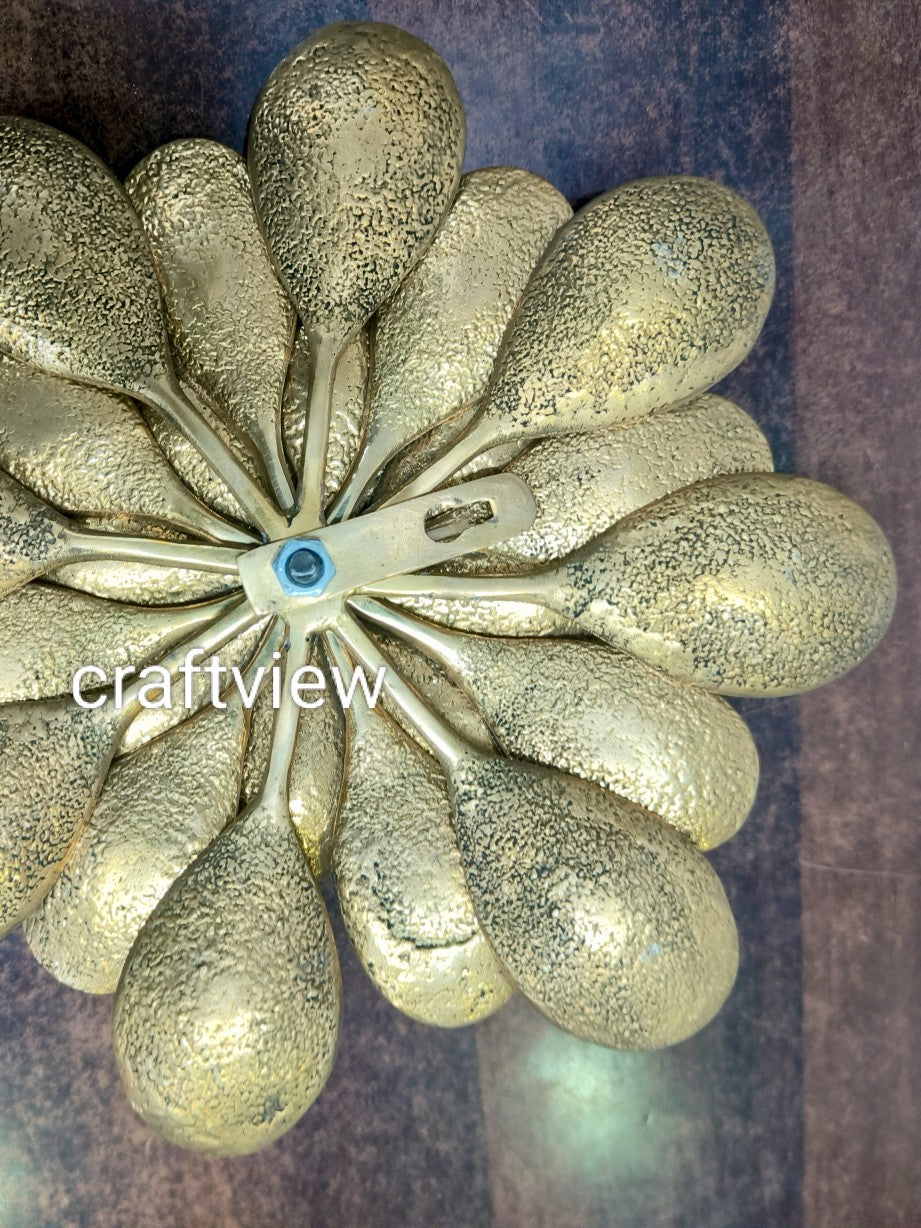 KALARAMBH Brass Wall Hanging Flower for Home Decor