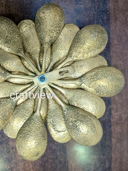 KALARAMBH Brass Wall Hanging Flower for Home Decor