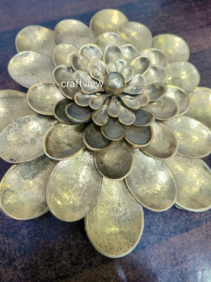KALARAMBH Brass Wall Hanging Flower for Home Decor